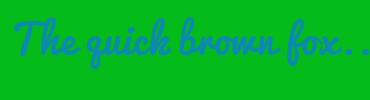 Image with Font Color 0C88B4 and Background Color 03BB19